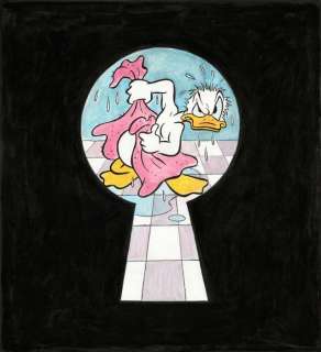 Tony Fernandez | Donald Duck Is Being Watched - Original Painting - Tony Fernandez Signed - Acrylic Art - Original Artwork - No reserve price! | Catawiki