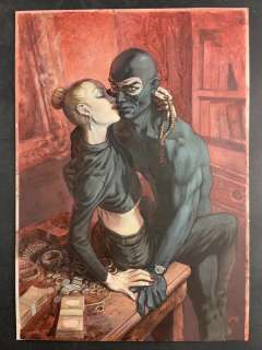 Andrea Jula | Andrea Jula - illustrazione originale Diabolik "Amore e Crimine" - (2021) | Catawiki