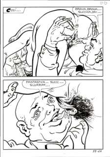 Sandro Angiolini | La Poliziotta n. 39 - Sandro Angiolini - 5x Tavola Originale "Violenza al posto di polizia" - Page volante - Exemplaire unique - (1983) | Catawiki