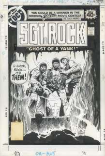1979 Sgt. Rock #324 Cover Art - Joe Kubert | Weiss Auctions