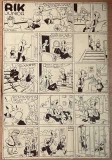 Hubinon, Victor | Hubinon, Victor - Originele pagina - Rik Junior - (1947) | Catawiki