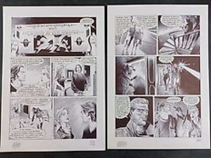 Alessio Fortunato - Dampyr n. 158 - Alessio Fortunato - 2x Tavole Originali "Serata al Grand Guignol" - Firmate - Page volante - Exemplaire unique - (2013)