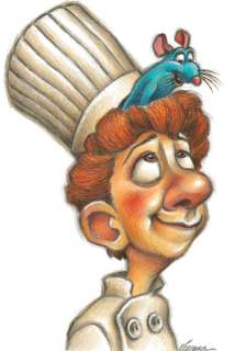 Joan Vizcarra | Ratatouille : Alfredo & Remy - Original Drawing - Joan Vizcarra - Pencil Art - Original Artwork | Catawiki