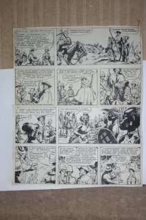 Jijé. (1914-1980). | JIJÉ. . Â«Â Baden PowellÂ Â». Encre de Chine noire pour la planche 51 publ | Tessier Sarrou