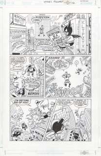 Dave Gibbons - Worlds funnest pg 12 by dave gibbons & evan dorkin - batmite & mr mxyzptlk issue 1 page 12