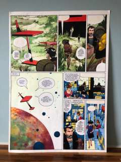 Matena, Dick | Matena, Dick - Originele pagina in kleur - Alias Ego 2 - De valse goden - (1995) | Catawiki