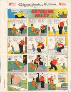 King - GASOLINE ALLEY, Sunday Page, Proof (12/05/1926) | Russ Cochran