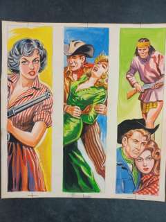 Sandro Angiolini | Sandro Angiolini - Illustrazioni Originali "West Dardo" - Page volante - Exemplaire unique | Catawiki