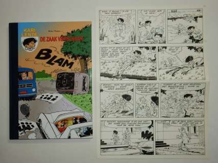 Mau, Bob | Kari Lente - Luxe album met originele pagina - De zaak Verschaar - Oplage: 30 ex. - Cartonné - EO - (2008) | Catawiki