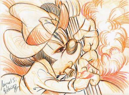 Miguel Sánchez Babiano, Disney Artist | Mickey Mouse - Mickey Mingus - Signed Original Drawing by Miguel Sánchez Babiano - (2023) | Catawiki