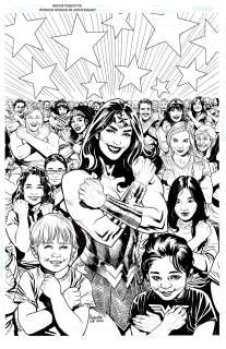 Yanick Paquette - Wonder Woman 80Th Anniversary Cover Issue 80Th Anniversary Page Cover