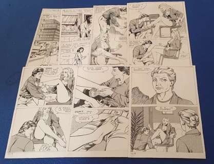 Collectif Érudianr | Corna vissute ultra hard N°24 - orgasmo blanco e nero - Page volante - Exemplaire unique - (1987) | Catawiki