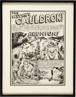 Graham Ingels Vault of Horror #19 Complete 7-page Story "Reunion" Original Art (EC, 1951). - | Heritage