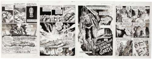 Rico Rival Complete 30-page Unpublished Tales of the Zombie Story Original Art (Marvel, c. 1978). Simon Garth, -