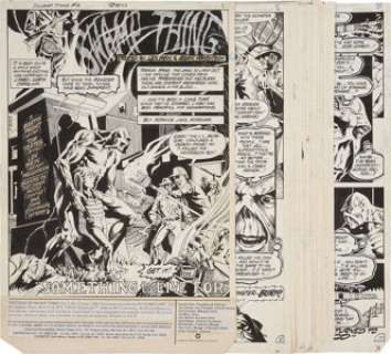 Tom Yeates Swamp Thing #2 Complete 17-page Story "Something to Live For" Original Art (DC, 1982). -