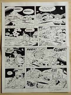 Janvier, Michel - Planche originale - Rantanplan T2 - Le Parrain - (1988)