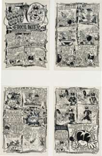 Robert Williams Zap Comix #5 Complete Story "Docile Days" Original Art (Print Mint, 1970). A complete - | Heritage