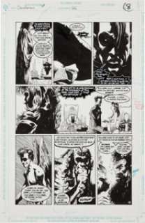 Kelley Jones and George Pratt Sandman #26 Page 8 Original Art (DC, 1991). In return for the key to Hell, Lord Odin -
