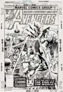 Dave Cockrum and Joe Sinnott The Avengers #169 Cover Original Art (Marvel, 1978). The art team of X-Men - | Heritage