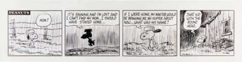 Charles Schulz Peanuts Daily Comic Strip Original Art dated 4-11-69 (United Feature Syndicate, 1969). - | Heritage