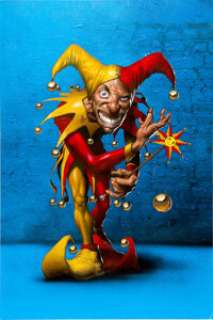 Jim Murray 2000 AD #1011 Cover Illustration Original Art (Fleetway, 1996). Slaine‘s jester and biographer, the -