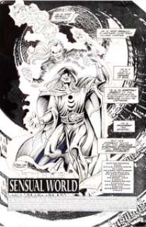 Marie Severin and Peter Gross Doctor Strange, Sorcerer Supreme #78 Splash Page 1 Original Art (Marvel, 1995). -