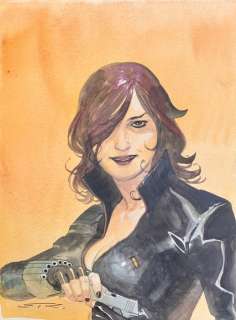 Esad Ribic | Black Widow - Esad Ribic - Original art - A3 size | Catawiki