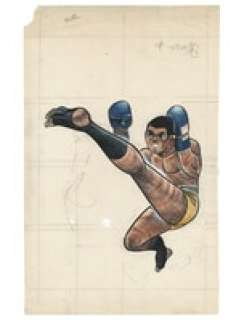 Kentaro Nakajo Hand-Drawn Illustration "Demon of Kick" Tadashi Sawamura | Mandarake (Big Web)