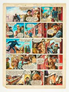 Gun Law original artwork (1963) by Paddy Nevin for T.V. Express No… | Comic Book Auctions ltd