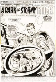 Sal Buscema and Frank Bolle Defenders #11 Page 1 Iron Man and Captain America Original Art (Marvel, 1973). The - | Heritage