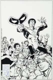 Joe Staton and Bruce Patterson Green Lantern #188 John Stewart Cover Original Art (DC, 1985). John Stewart -