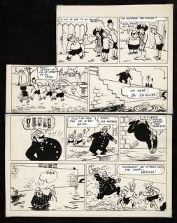 Sleen, Marc | Sleen, Marc - Originele pagina - De Lustige Kapoentjes | Catawiki