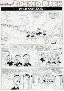 William Van Horn Walt Disney‘s Comics and Stories #664 Complete 10-Page Donald Duck Story Original Art -
