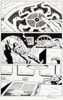 Darwyn Cooke DC: The New Frontier Book #3 Page 64 Original Art (DC, 2004). The Martian Manhunter, in his -