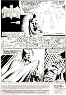 John Calnan and Dick Giordano Batman #299 Complete 17-Page Story Original Art (DC, 1978). John Calnan‘s -
