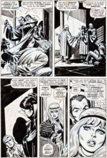 John Romita Sr. and Tony Mortellaro Amazing Spider-Man #109 Page 14 Gwen Stacy and Harry Osborn Original -