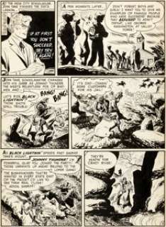 Alex Toth All-American Western #109 Story Page 2 Johnny Thunder Original Art (DC, 1949). DC‘s second hero -