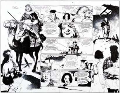 J. H. Williams and Mick Gray Promethea #20 Double-Page Spread 8-9 Original Art (DC/America‘s Best Comics, -