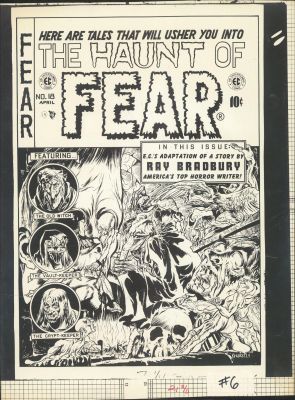 EC Library Production Material-Cover Stat, Haunt of Fear NO.18 | Russ Cochran