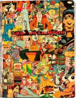 Skip Williamson Sketch/Scrapbook (c. 1990s). Massive 8.5" x 11" hardcover sketchbook from the -