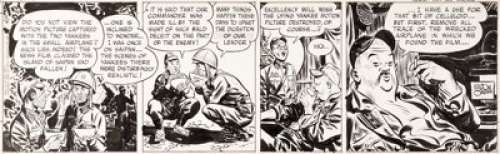 Milton Caniff Terry and the Pirates Daily Comic Strip Original Art dated 9-4-44 (Chicago Tribune, 1944).... | Heritage