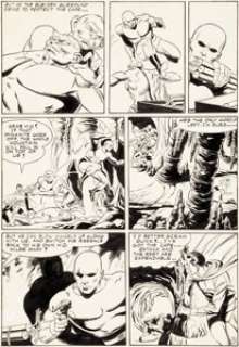 Gil Kane and Wally Wood T.H.U.N.D.E.R. Agents #5 Story Page 8 NoMan Original Art (Tower, 1966)....