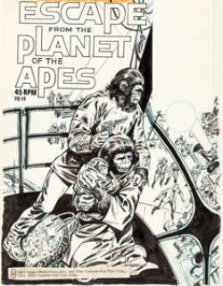 Ernie Chan (attributed), and Nestor Redondo (attributed) Escape From the Planet of the Apes [Book and Record Set] ... (Total: 21 Original Art)