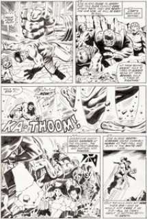 Herb Trimpe and Jack Abel Incredible Hulk #170 Story Page 18 Original Art (Marvel, 1973).... | Heritage