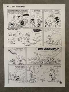 Seron, Pierre | Seron, Pierre - Planche originale - Les Petits Hommes T41 - Opération QI | Catawiki