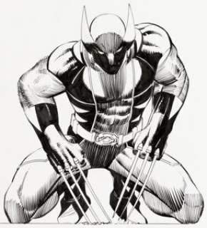 John Romita Jr. and Klaus Janson Avengers V4#1 Variant Gatefold Cover Element Illustration Wolverine Original Art ... | Heritage