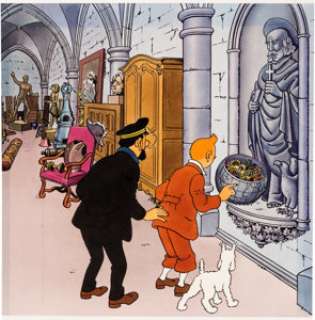 Hergé Rackham Le Rouge: La crypte du chÃ¢teau de Moulinsart (Hallmark, 1970).... | Heritage