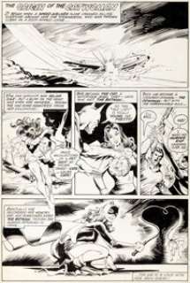 Dick Giordano (attributed) and Tex Blaisdell The Best of DC Digest #14 Complete 1-Page Story "The Origin of the Ca...