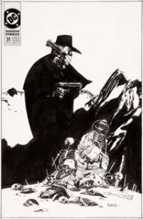 Mike Mignola The Shadow Strikes! #31 Cover Original Art (DC, 1992).... | Heritage