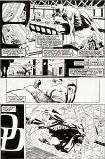  - Lee Weeks and Al Williamson Daredevil #300 Story Page 25 Original Art (Marvel, 1992)....